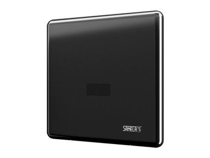 infracerveny splachovac pisoaru sanela slp 02kvz s elektronikou als a integrovanym zdrojem cerny 230v
