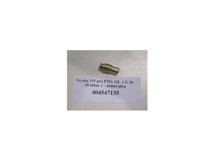 tryska 135 ftgl zemni plyn bi propan butan