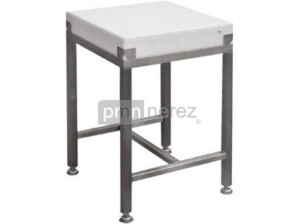 nerez podstavec pod pe blok 600 x 700 x 750 mm