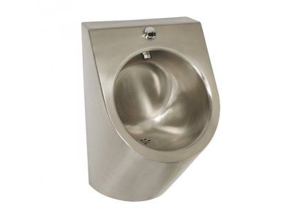 nerezovy pisoar sanela slpn 07e s integrovanym automatickym splachovacem 24 v dc povrch matny