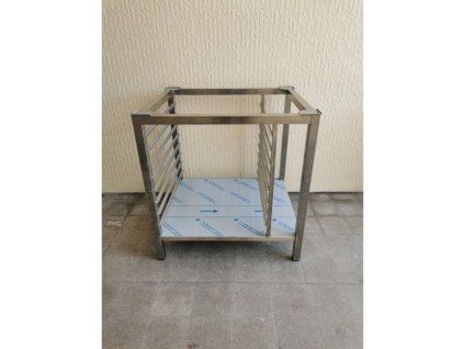 nerezovy podstavec se vsuvy na plechy 600x400 mm a polici