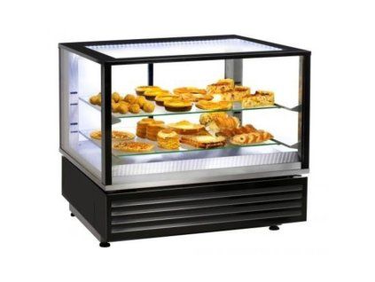 vitrina stolni vyhrivana hd 800 cerna