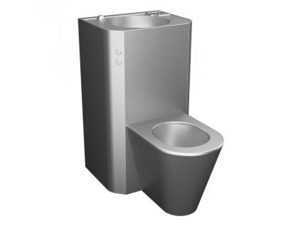 piezo antivandalovy nerezovy set wc sanela slwn 28p s umyvadlem rovny
