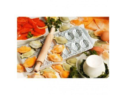 forma na ravioli ryba 14 ks s valeckem raviolamp