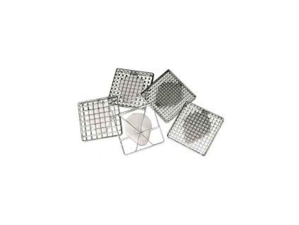 mrizka nerezova 8x8 mm s plastovym posunovacem sada 2 ks