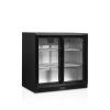 minibar prosklene posuvne dvere cerna tefcold db201s