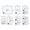 gastronadoba nerezova gn 12 s uchyty 325 x 265 mm hloubka 40 mm vl 12040 u