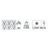 plynovy sporak s plynovou troubou 3x gn 11 cf6 712gp rm gastro 6 zon