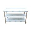 nerezovy pracovni stul 2x police 2000 x 800 x 900 mm