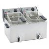 friteza stolni elektricka fd 80 dr objem 2x8 l s vypustnym ventilem 2x 230 v